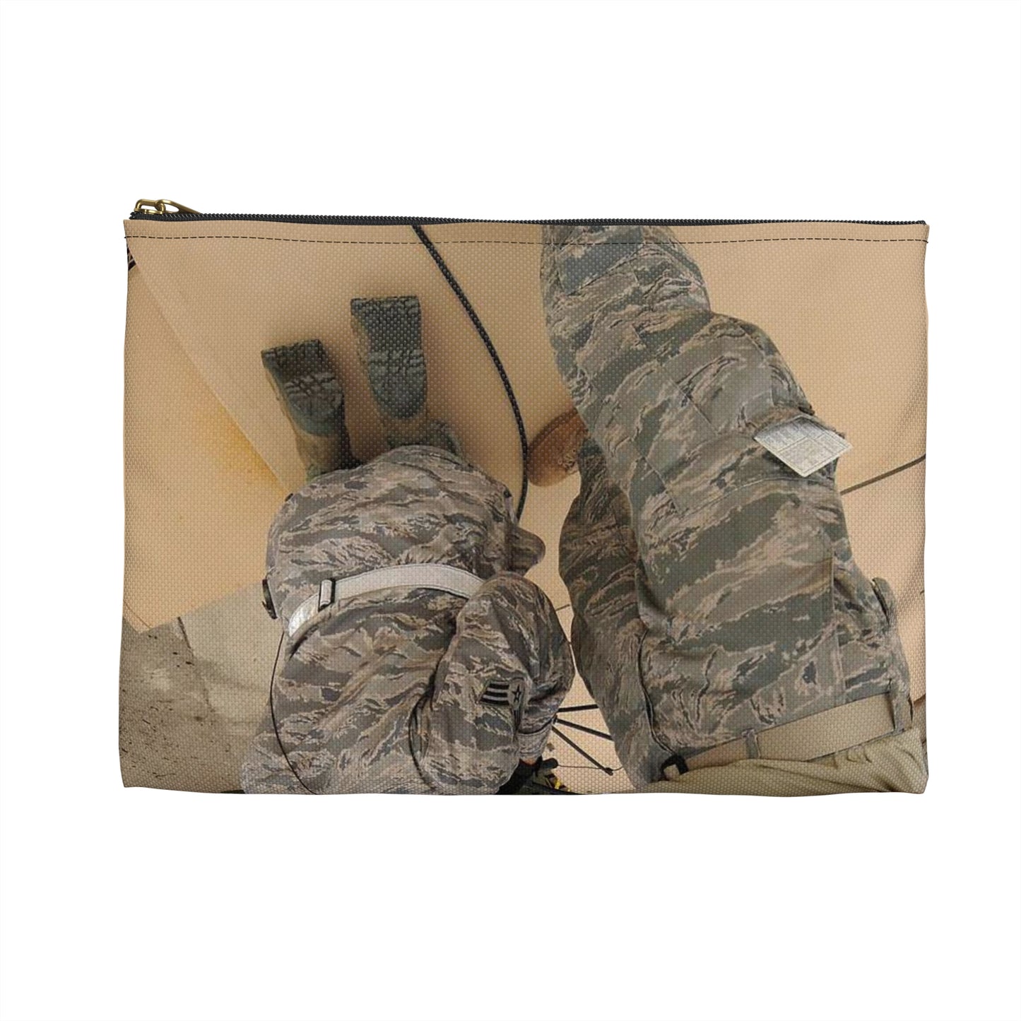 U.S. Air Force Master Sgt. Joseph Verant and Senior Large Organizer Pouch with Black Zipper