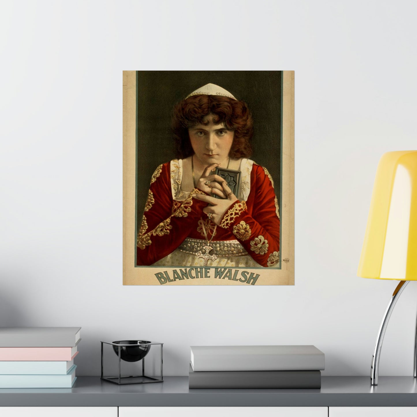 Blanche Walsh, American vaudeville and popular entertainment 1870 1920 High Quality Matte Wall Art Poster for Home, Office, Classroom