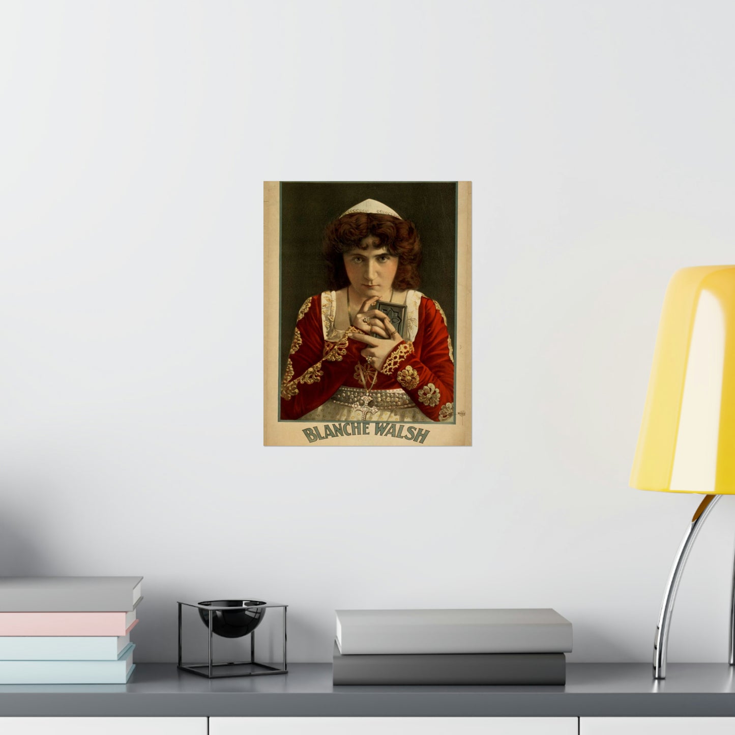 Blanche Walsh, American vaudeville and popular entertainment 1870 1920 High Quality Matte Wall Art Poster for Home, Office, Classroom