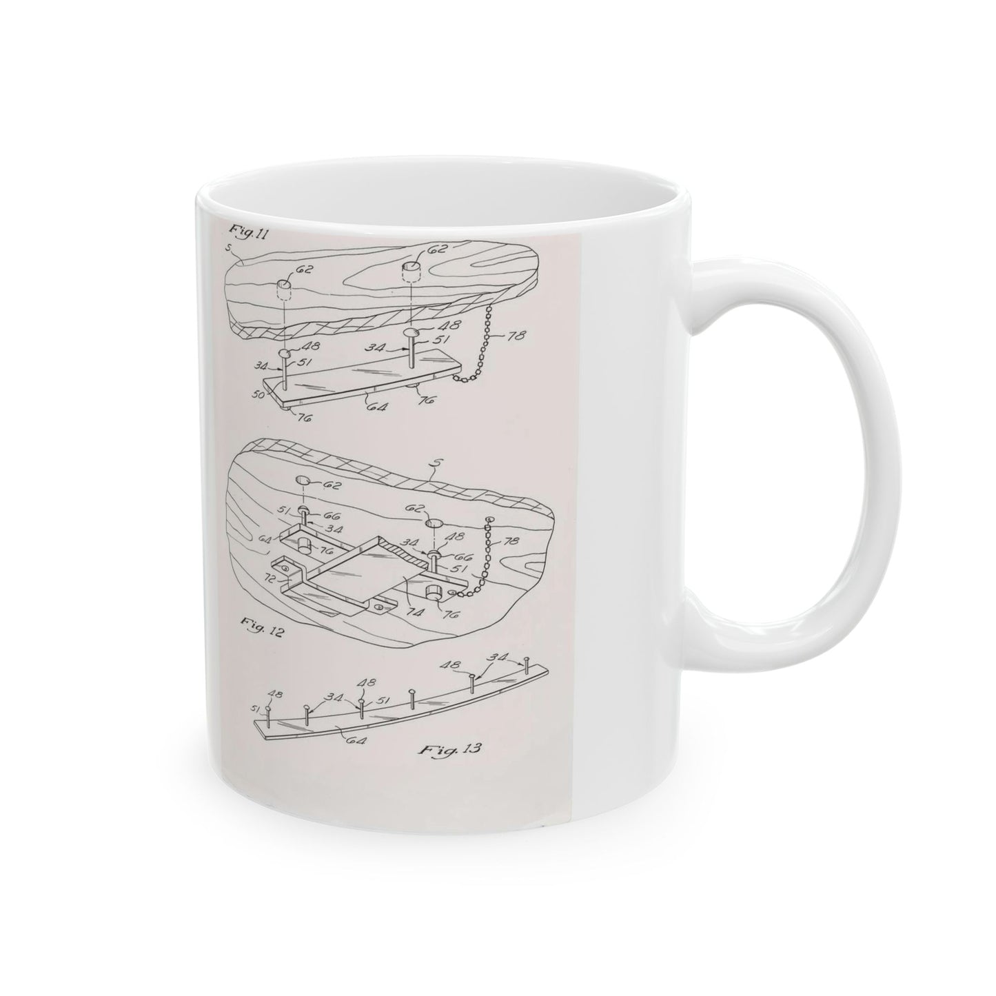 Patent drawing - Michael Jackson's Anti-Gravity Illusion Shoes Patent Application (Page 5 of 6) Public domain  image Beautiful Novelty Ceramic Coffee Mug 11oz