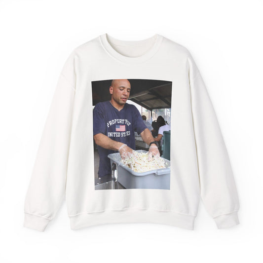 Augusta, Ga., native, Sgt. Mateo Moses, a Bradley mechanic White Heavy Blend Adult Crew Neck SweatShirt