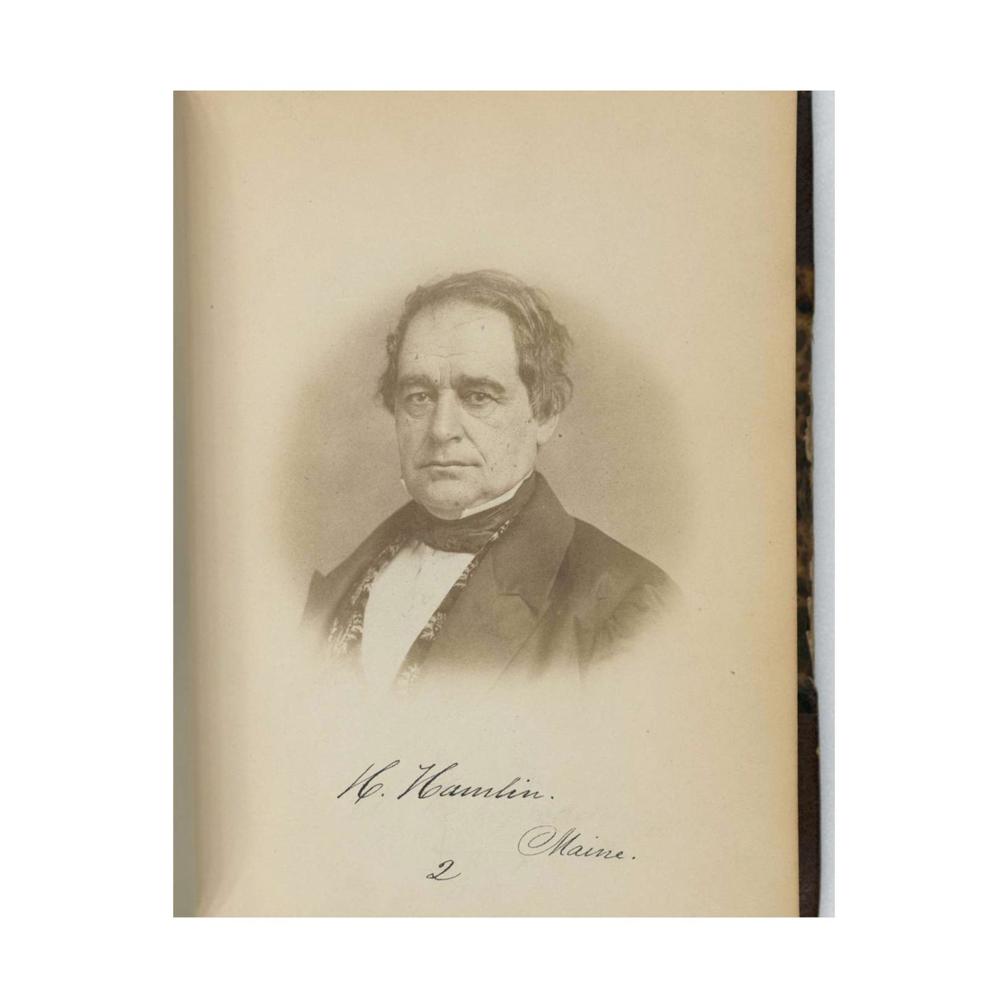 [Hannibal Hamlin, Senator from Maine, Thirty-fifth Congress, half-length portrait] High Quality Matte Wall Art Poster for Home, Office, Classroom