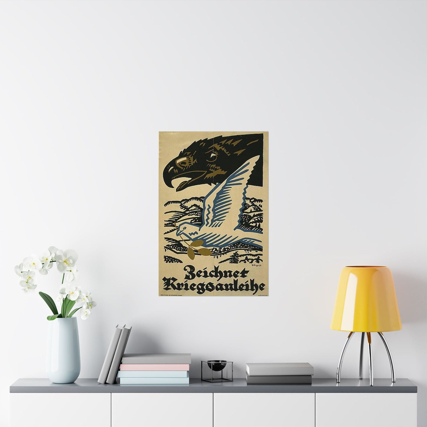 WWIposter12 - Art Deco public domain image High Quality Matte Wall Art Poster for Home, Office, Classroom