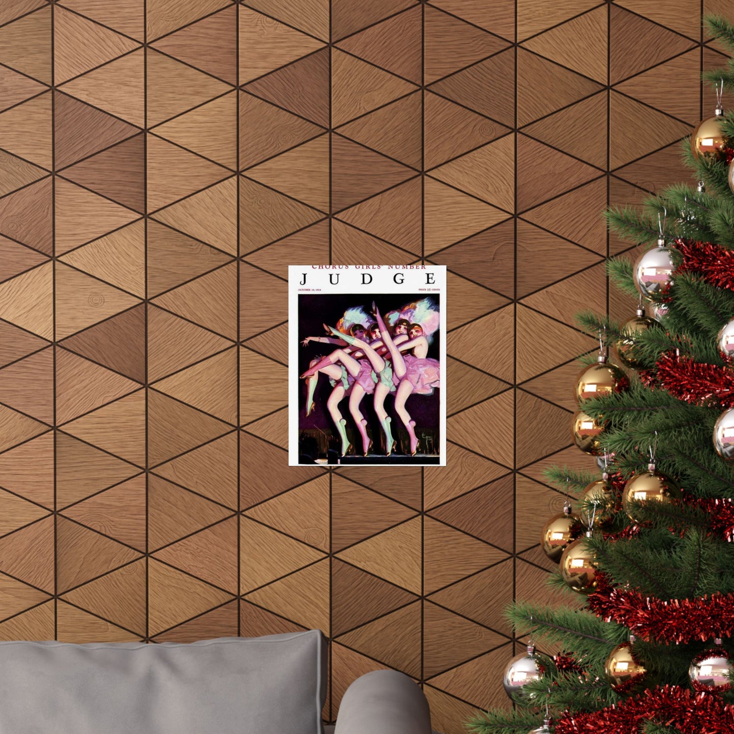 JudgeMagazine18Oct1924 - Art Deco public domain image High Quality Matte Wall Art Poster for Home, Office, Classroom