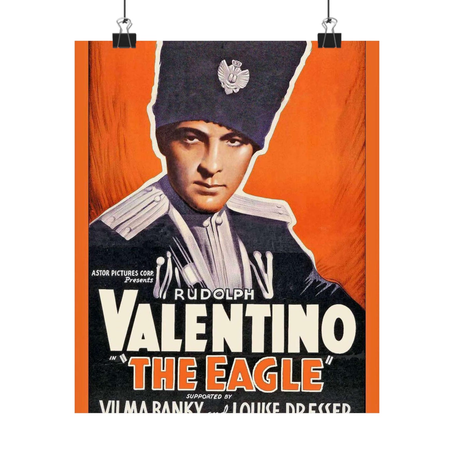 The-Eagle-1925-Rudolph-Valentino High Quality Matte Wall Art Poster for Home, Office, Classroom