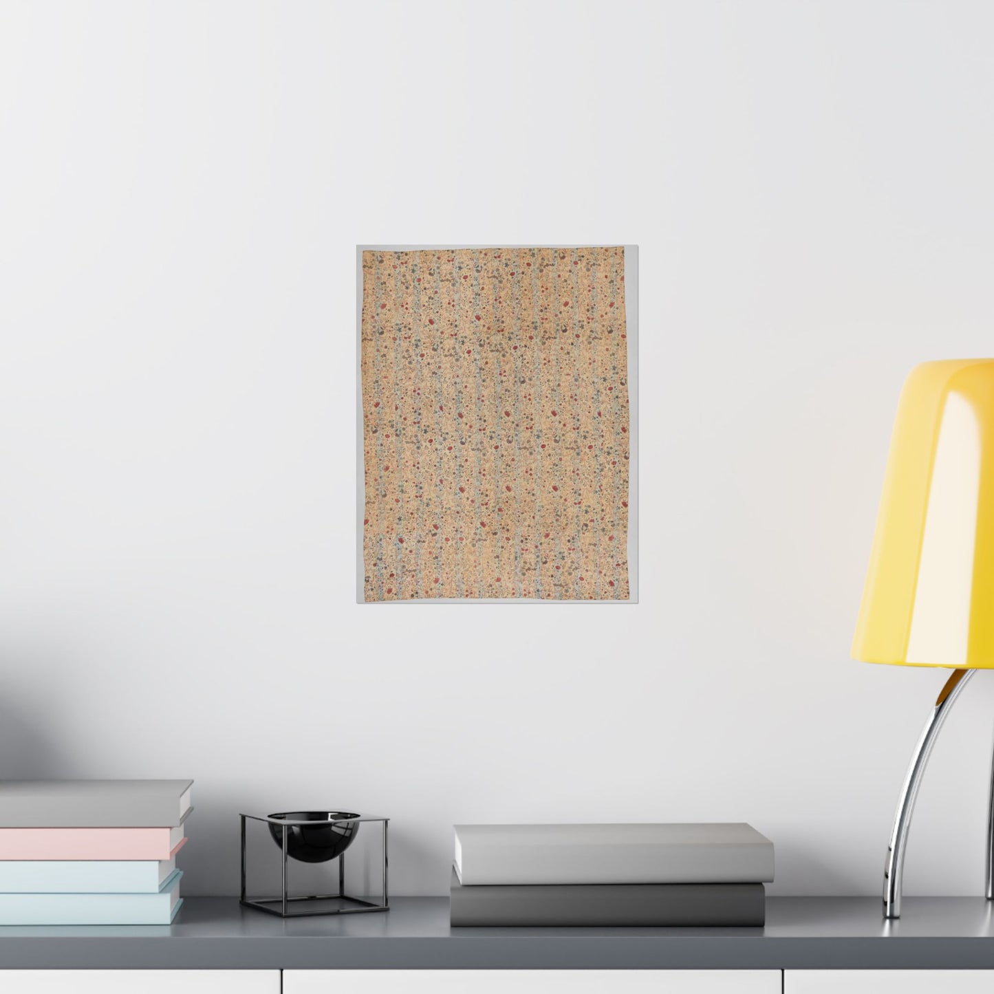Doorgestikte sitsen sprei, France High Quality Matte Wall Art Poster for Home, Office, Classroom