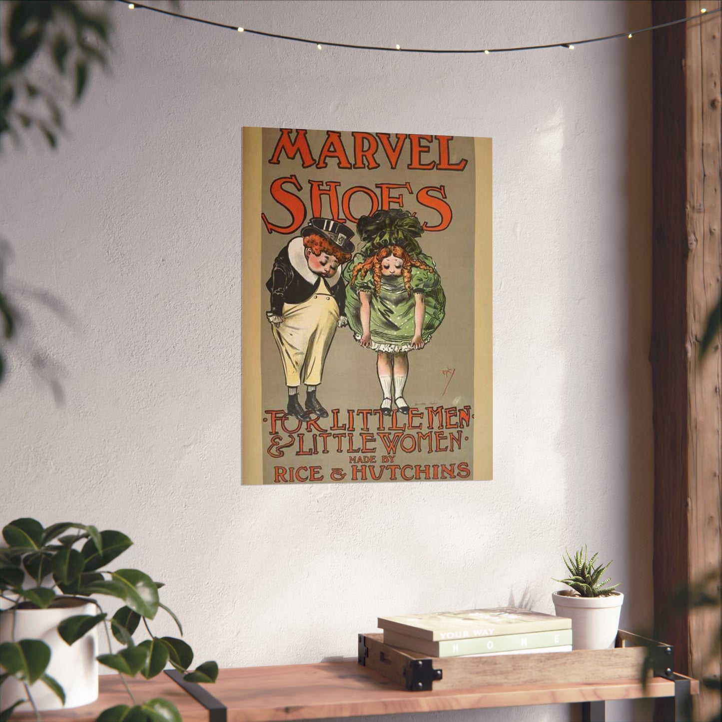 Marvel shoes for little men & little women. High Quality Matte Wall Art Poster for Home, Office, Classroom