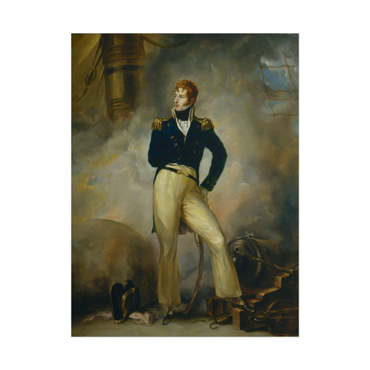 Lord Cochrane 1807 - Public domain painting - Rolled Posters