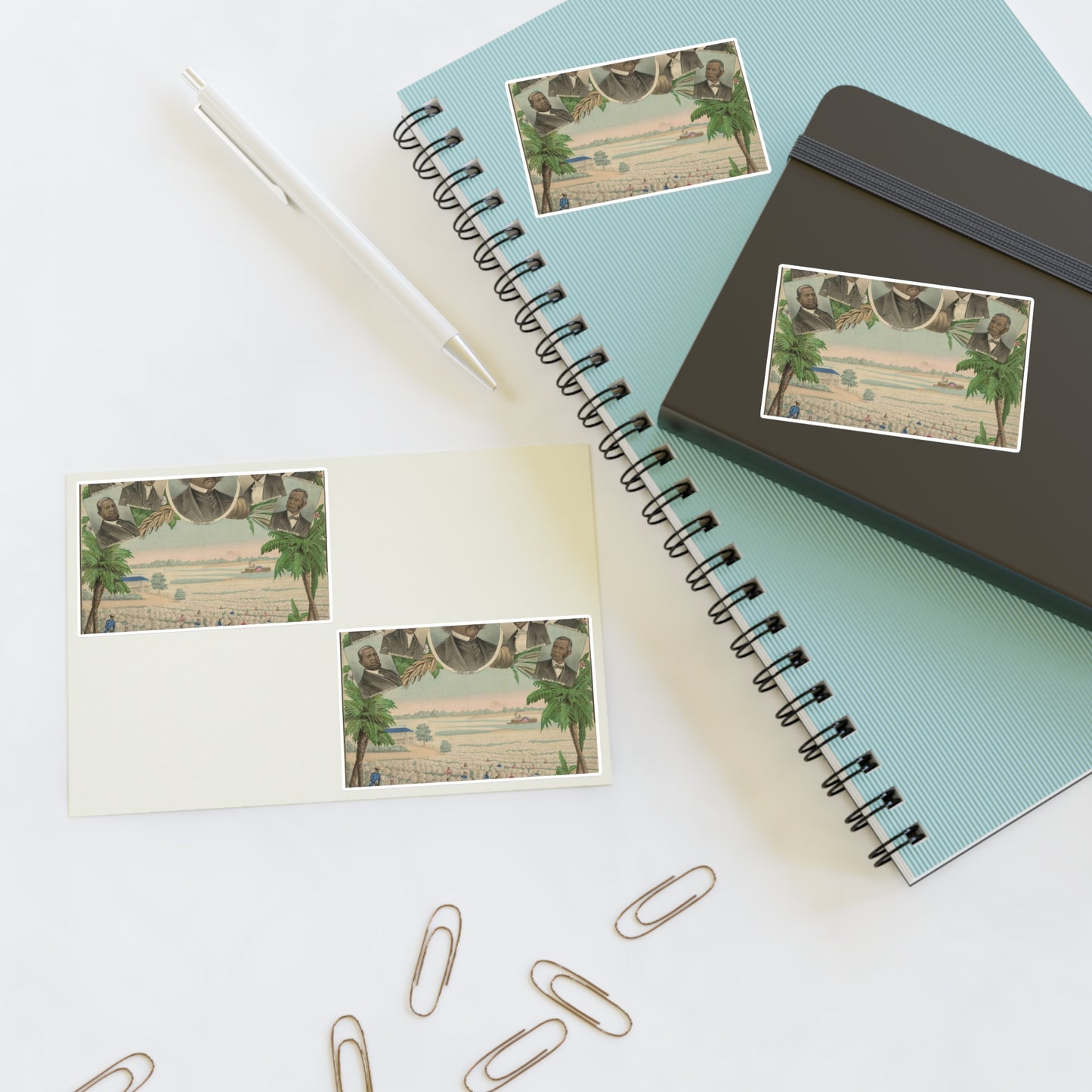 From the plantation to the Senate Laminated UV Protective Vinyl Stickers