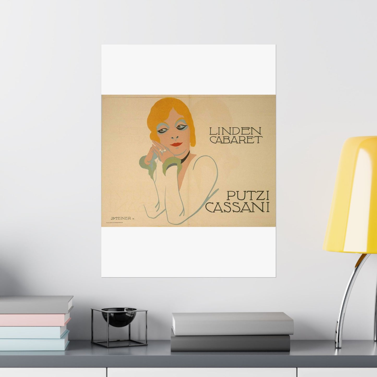 Putzi Cassani - Linden Cabaret - Jo Steiner, 1914 High Quality Matte Wall Art Poster for Home, Office, Classroom