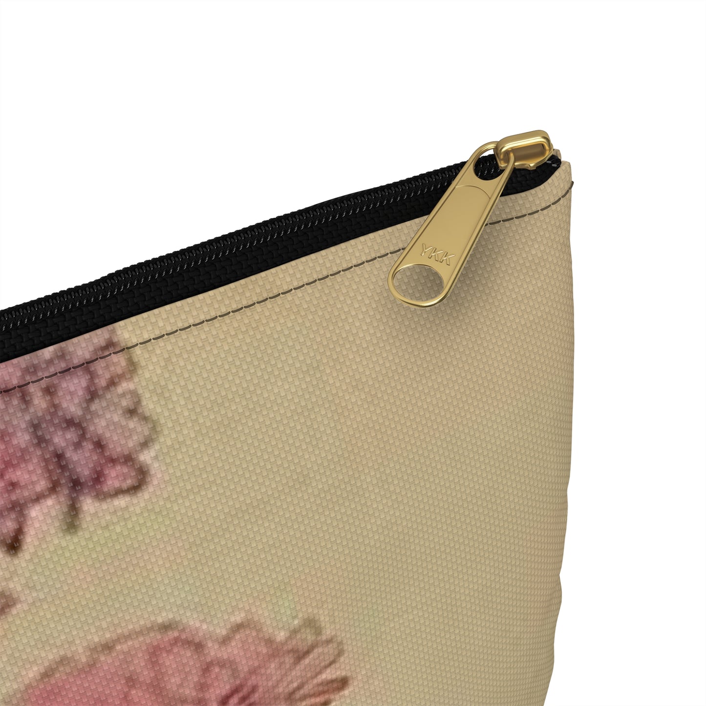 Sea Pink - Holy Island - Charles Rennie Mackintosh - 1901 Large Organizer Pouch with Black Zipper