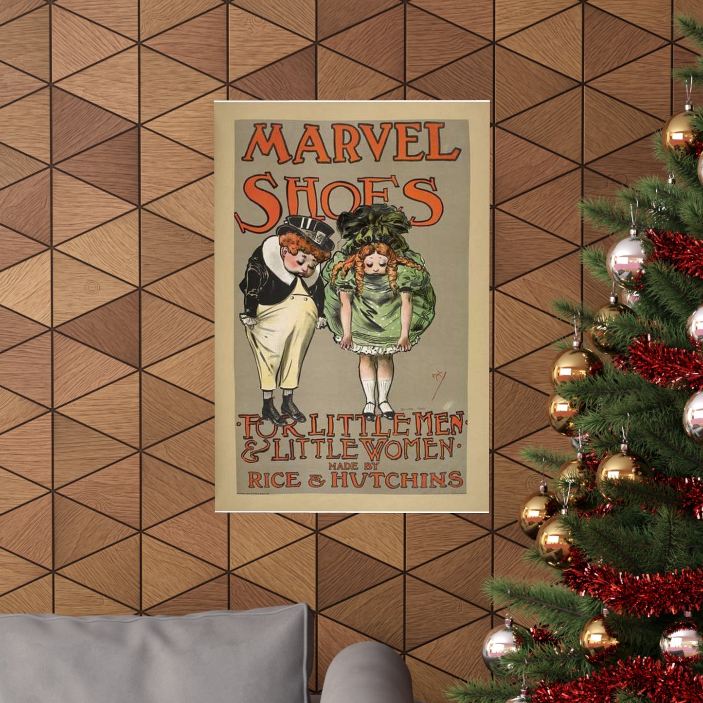 Marvel shoes for little men & little women. High Quality Matte Wall Art Poster for Home, Office, Classroom