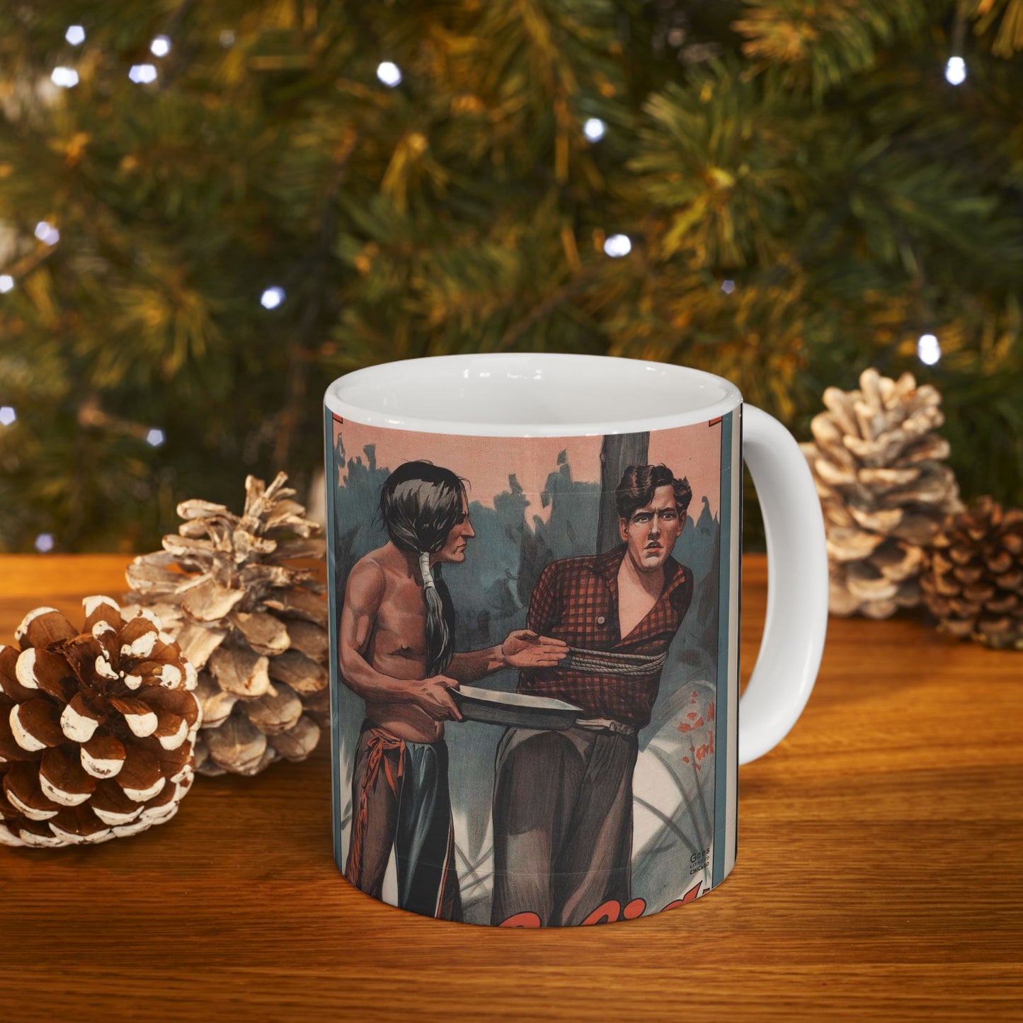 The way of the redman Blood of his fathers. Beautiful Novelty Ceramic Coffee Mug 11oz