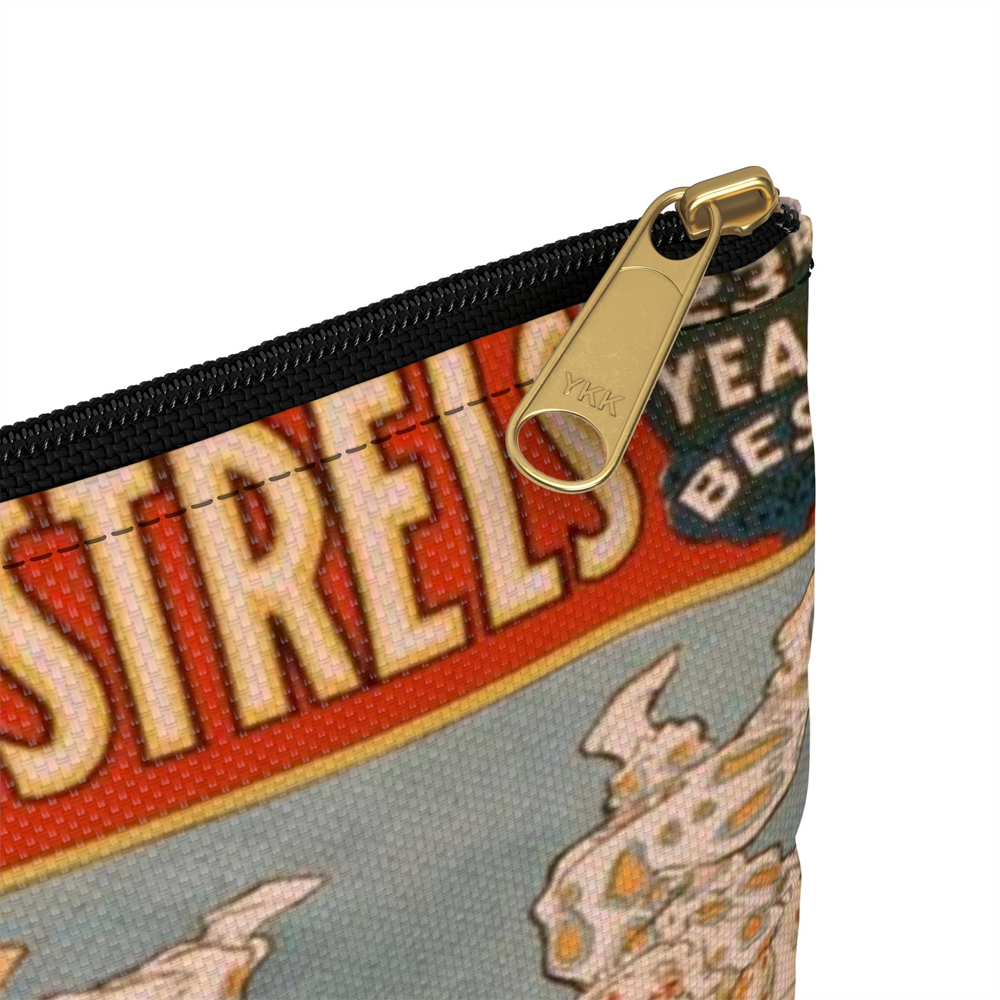 Al. G. Field Greater Minstrels oldest 23rd year, best. Large Organizer Pouch with Black Zipper