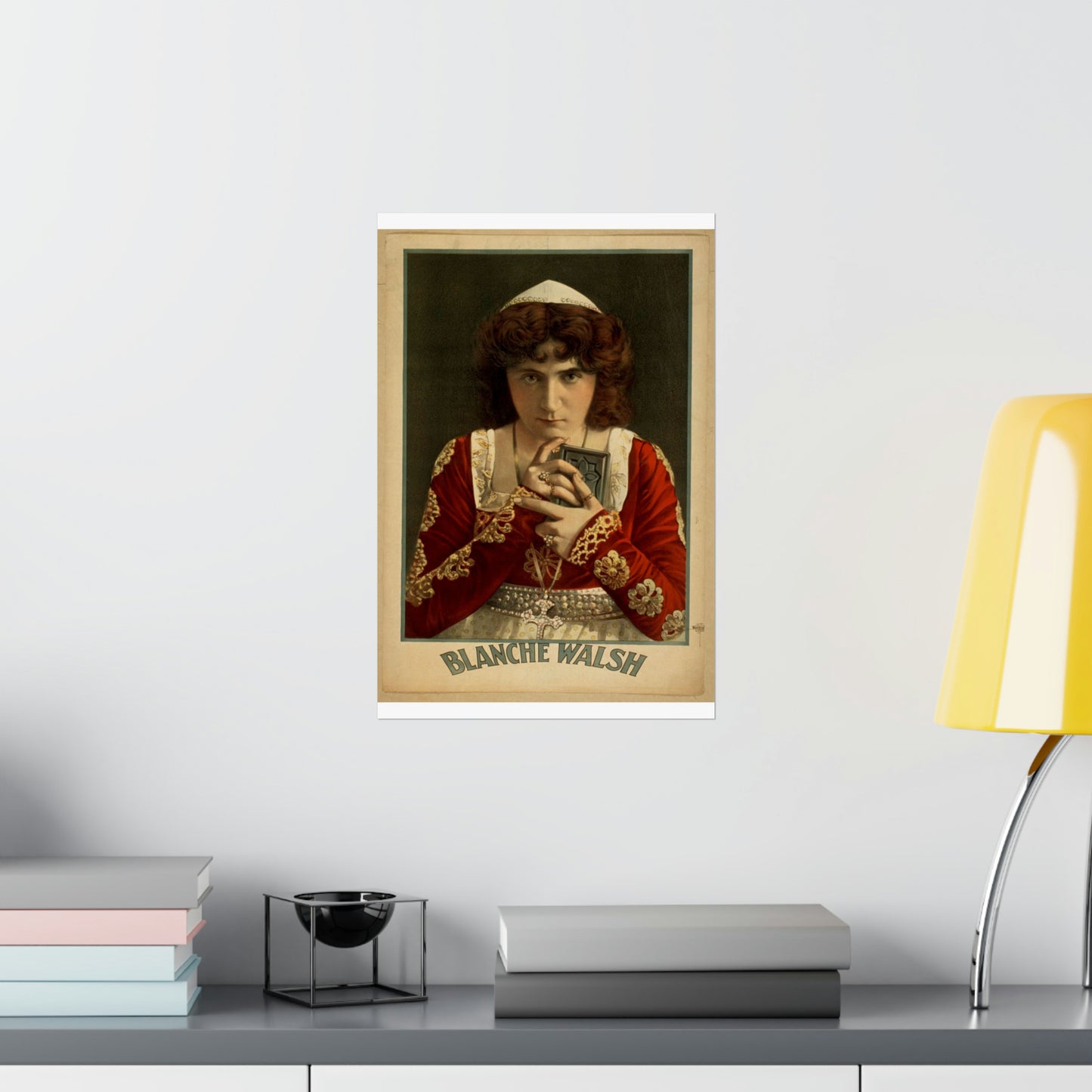 Blanche Walsh, American vaudeville and popular entertainment 1870 1920 High Quality Matte Wall Art Poster for Home, Office, Classroom