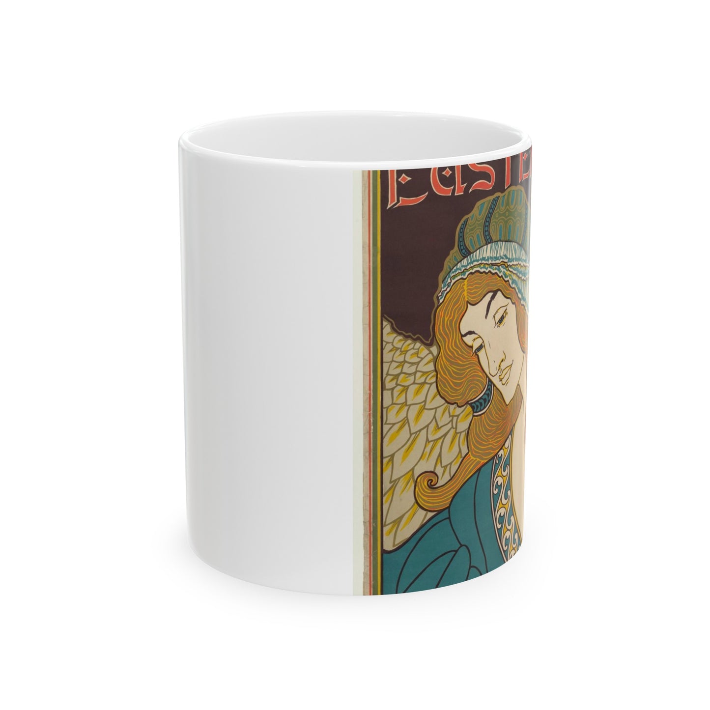 Louis Rhead - Prang's Publications: Easter Beautiful Novelty Ceramic Coffee Mug 11oz