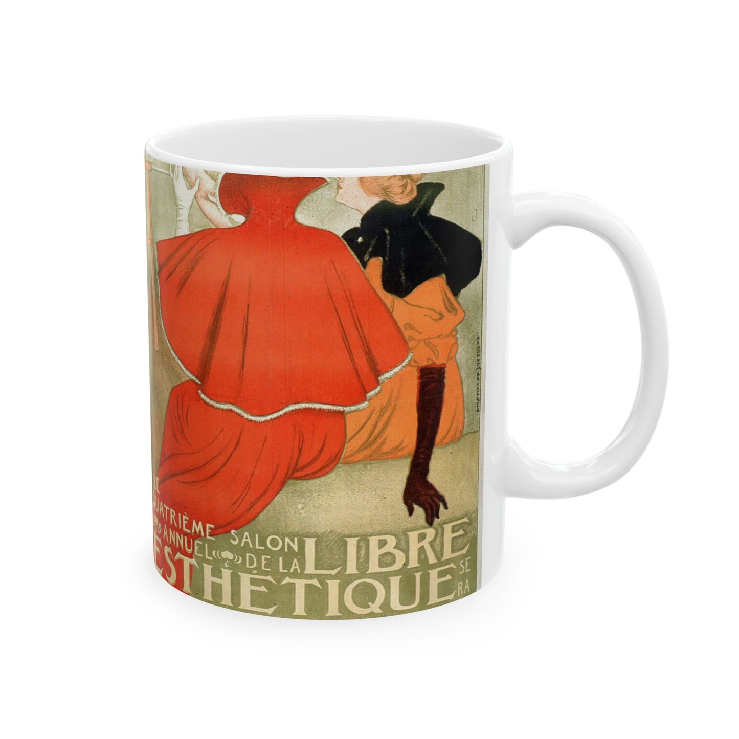 Le quatrième salon annuel de la Libre Esthétique Beautiful Novelty Ceramic Coffee Mug 11oz