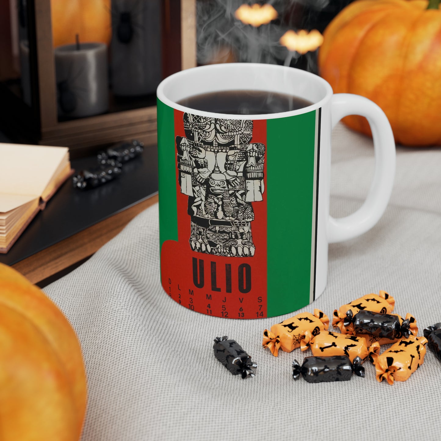 "Coatlicue" - Print, Library of Congress collection Beautiful Novelty Ceramic Coffee Mug 11oz