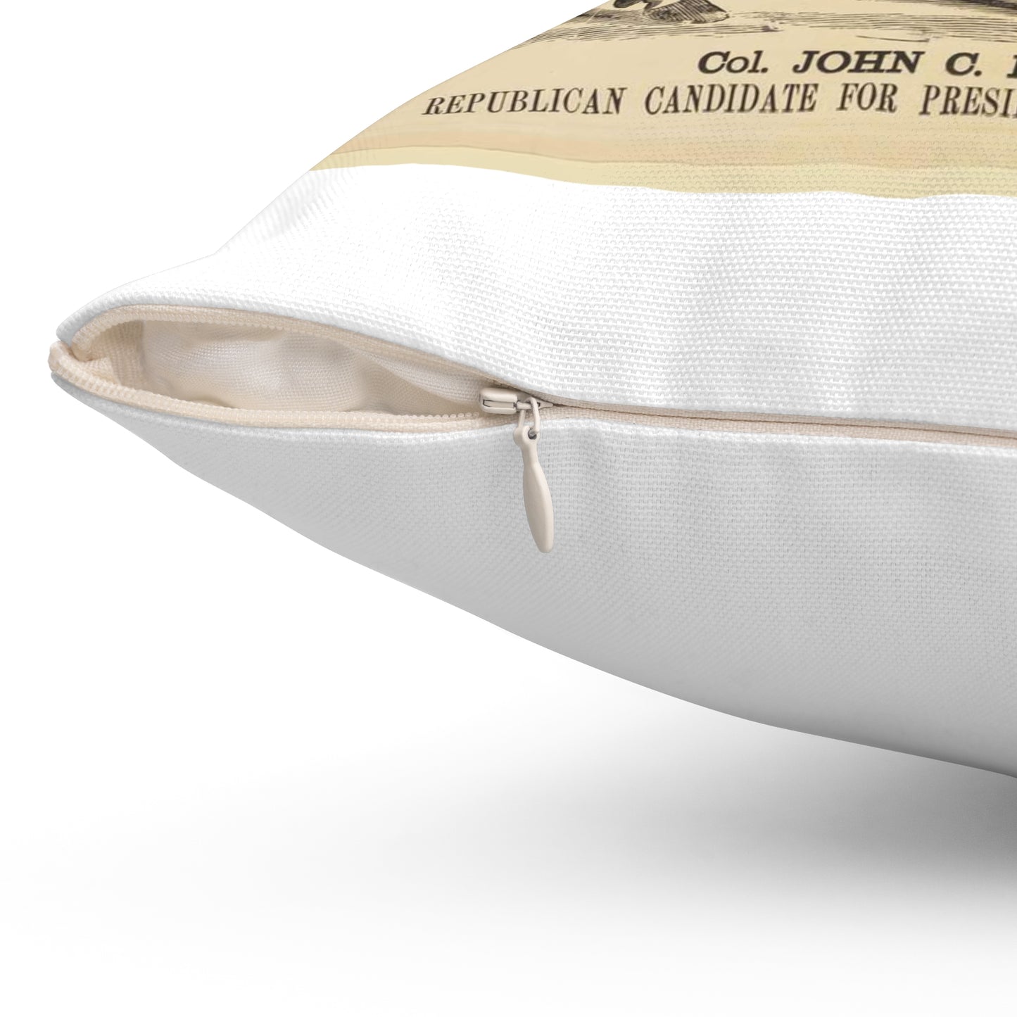 Col. John C. Fremont, Republican candidate for the President of the United States Decorative Accent Square Pillow