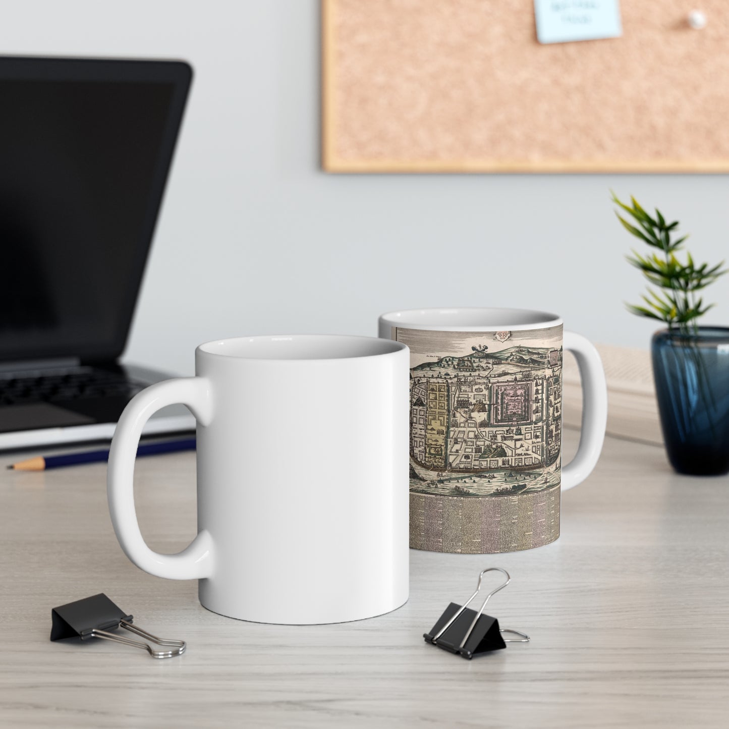 Ierusalem, cum suburbiis, prout tempore Christi floruit, accurate notatis omnibus insignibus et praecipuè iis locis... / Beautiful Novelty Ceramic Coffee Mug 11oz