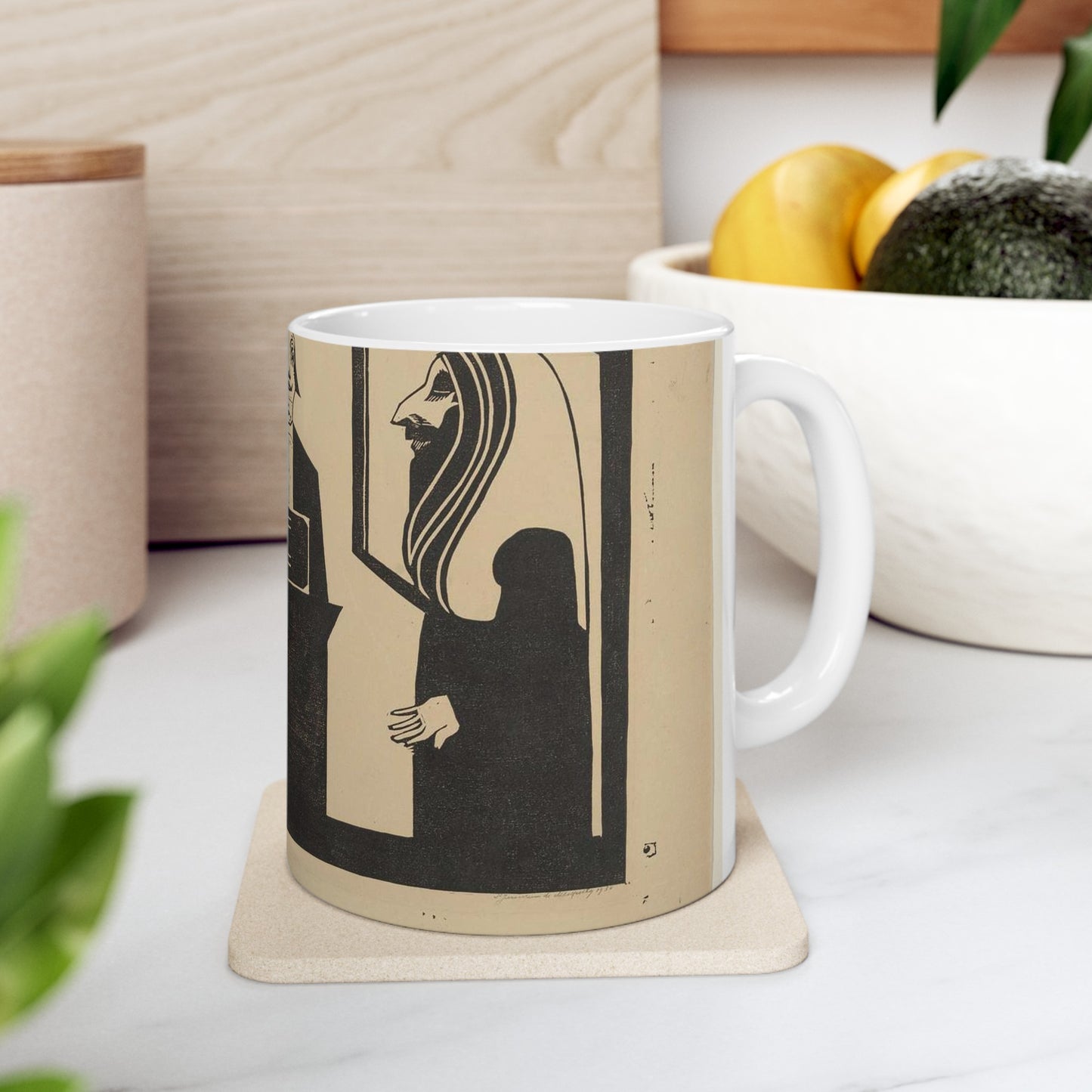 Samuel Jessurun de Mesquita - Entre ces trois mon coeur balance Beautiful Novelty Ceramic Coffee Mug 11oz