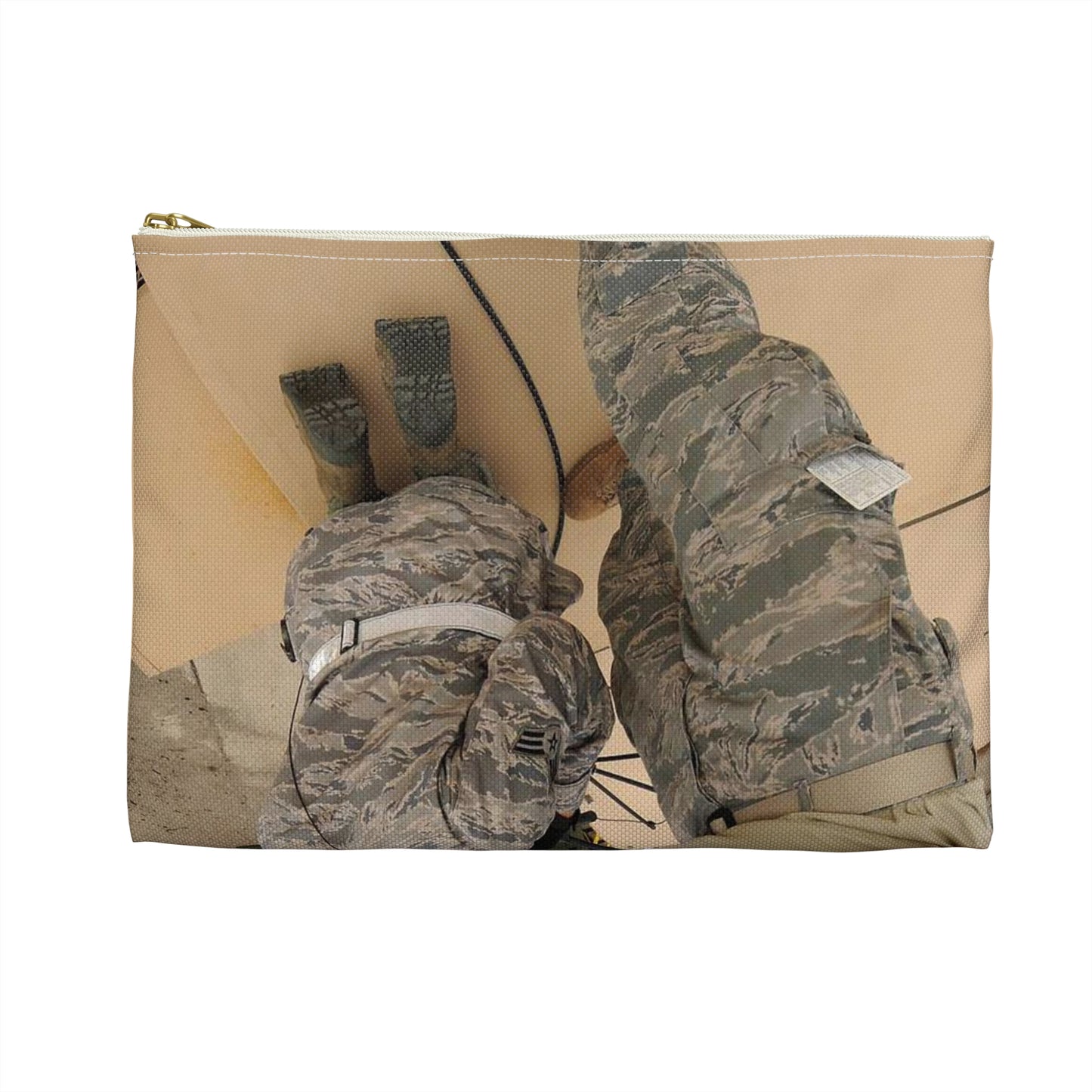 U.S. Air Force Master Sgt. Joseph Verant and Senior Large Organizer Pouch with Black Zipper