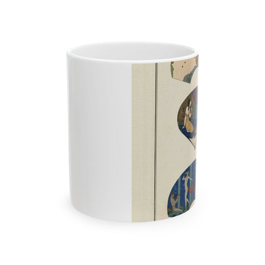 Fans by Paquin (Eventails de Paquin d'apres G. Barbier et Paul Iribe) (CBL WEp 0833) Beautiful Novelty Ceramic Coffee Mug 11oz
