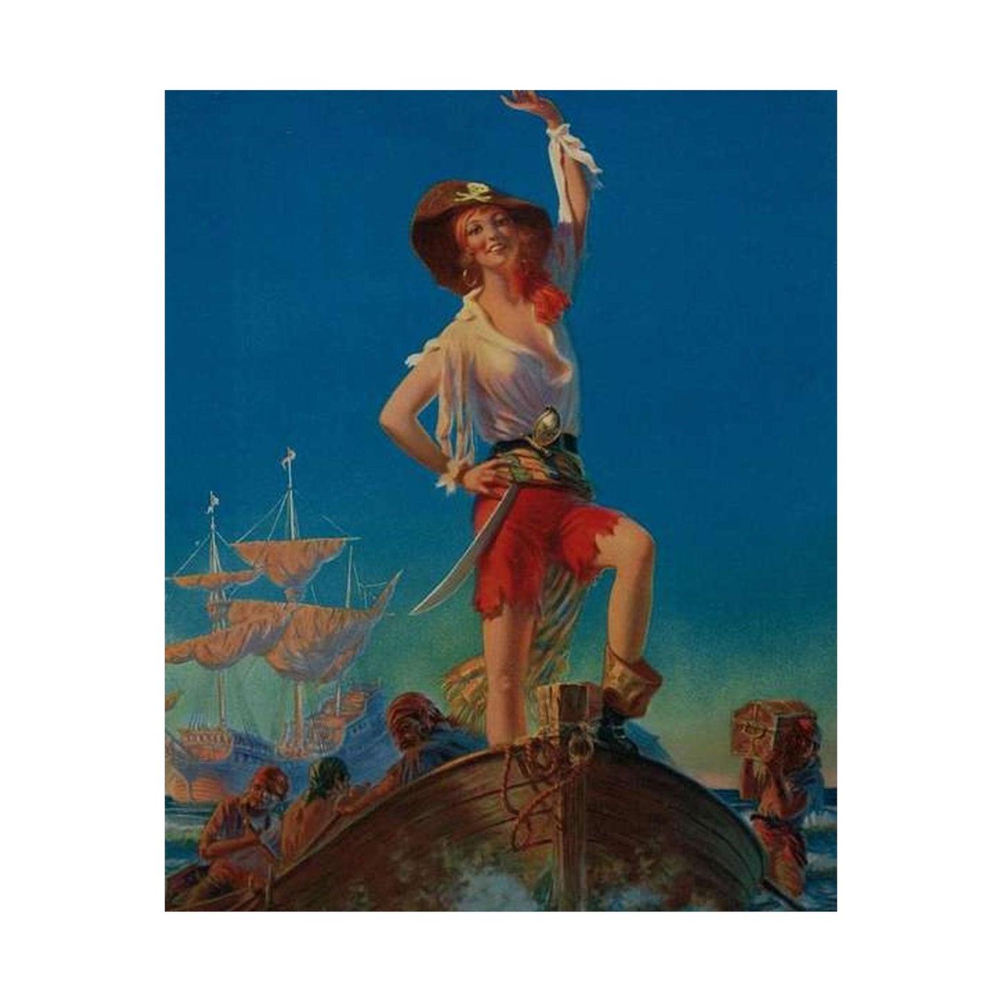 Bringing Home the Treasure by Edward Mason Eggleston High Quality Matte Wall Art Poster for Home, Office, Classroom