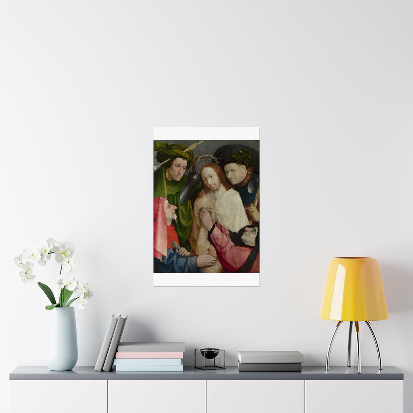 Hieronymus Bosch - Christ Mocked (The Crowning with Thorns) - Google Art Project High Quality Matte Wall Art Poster for Home, Office, Classroom