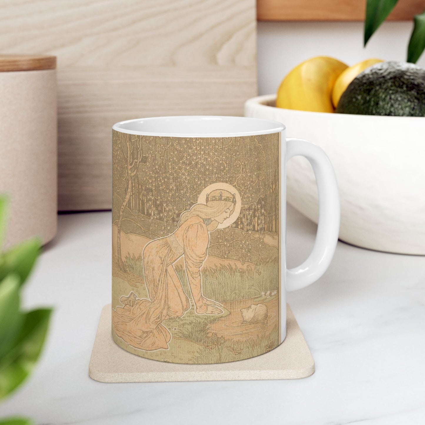 Halewijn, Art Nouveau Poster - Art nouveau public domain poster - Art nouveau public domain image Beautiful Novelty Ceramic Coffee Mug 11oz