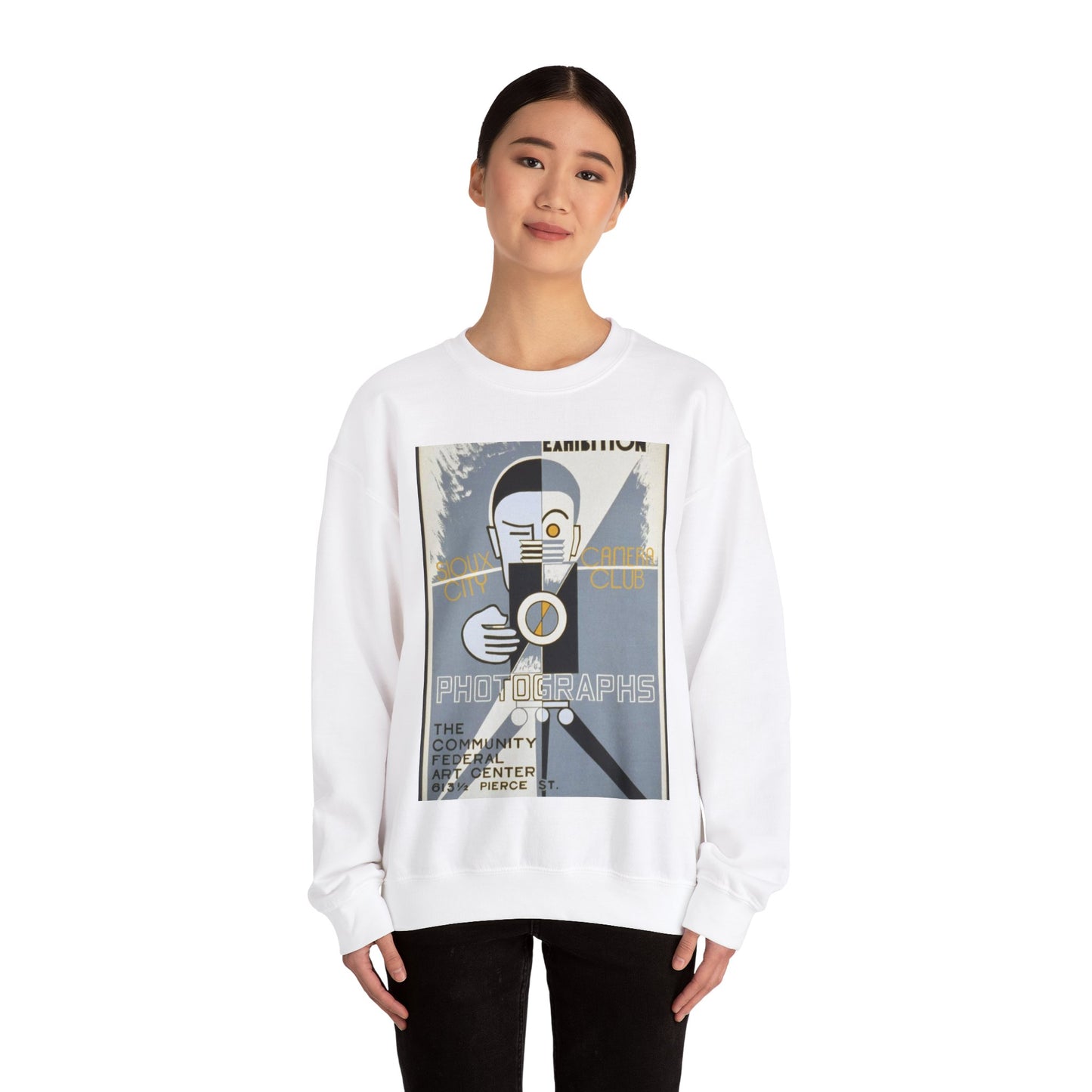 Photographs, second annual exhibition, Sioux City Camera Club White Heavy Blend Adult Crew Neck SweatShirt