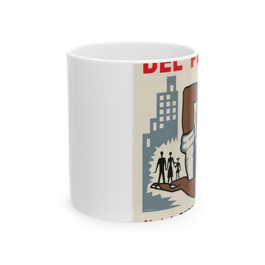 People's Capitalism Poster, United States information service propaganda Beautiful Novelty Ceramic Coffee Mug 11oz