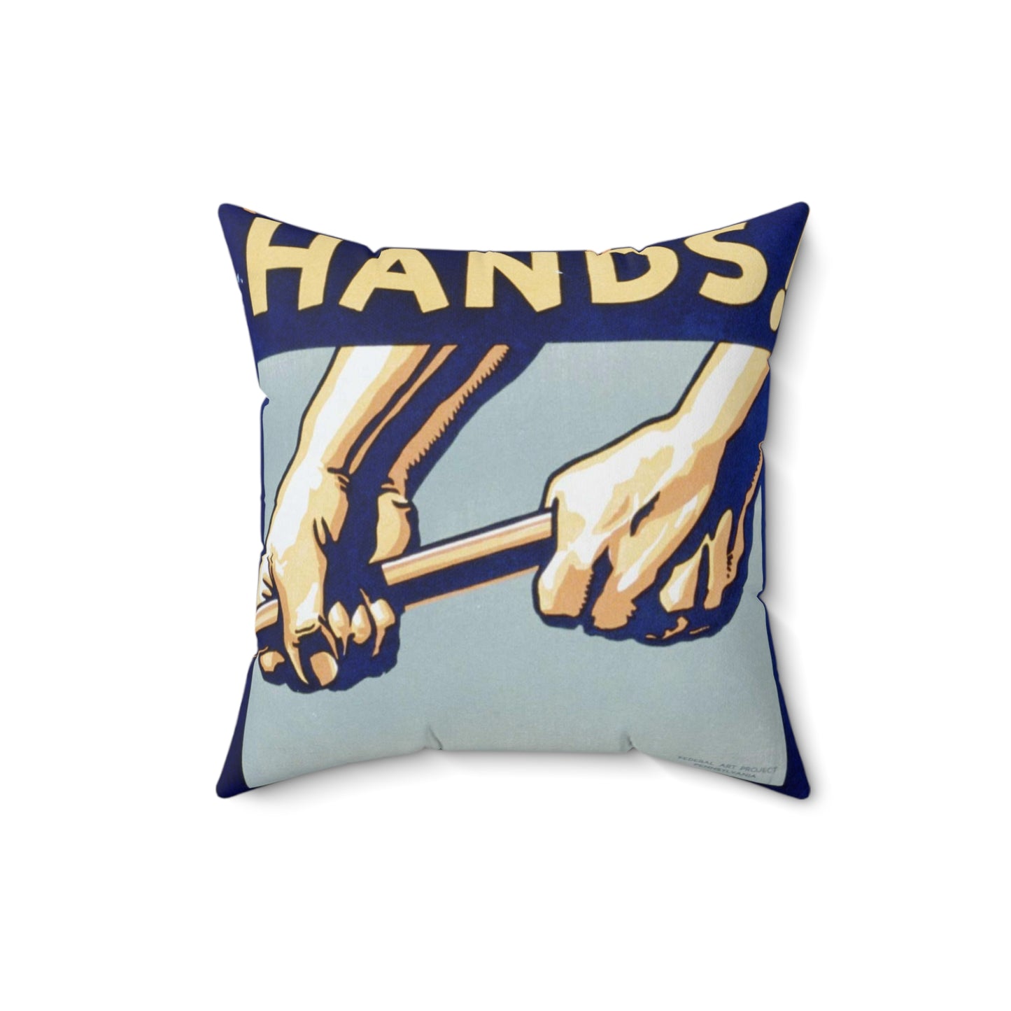 Protect your hands! You work with them. Decorative Accent Square Pillow