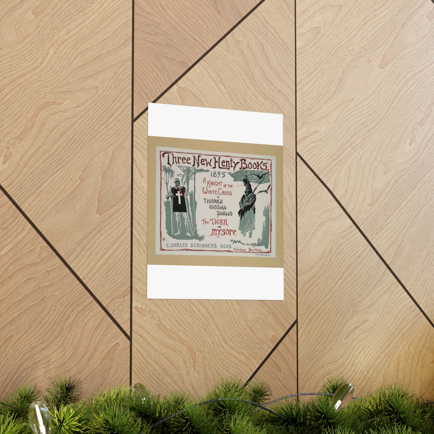 Three new Henty books., Art Nouveau Poster High Quality Matte Wall Art Poster for Home, Office, Classroom