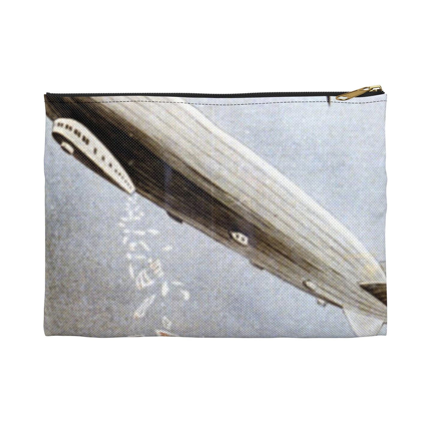 german election poster. oct 1924 -  Deutsche Zeppelin Reederei Company Large Organizer Pouch with Black Zipper