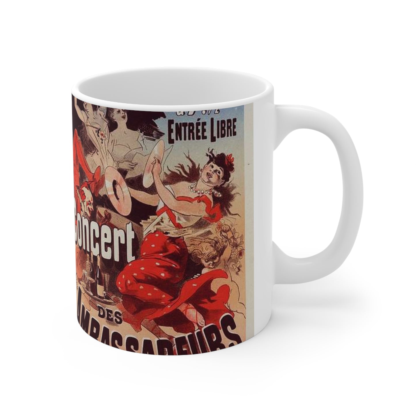 Affiche pour le "Concert des Ambassadeurs". Beautiful Novelty Ceramic Coffee Mug 11oz