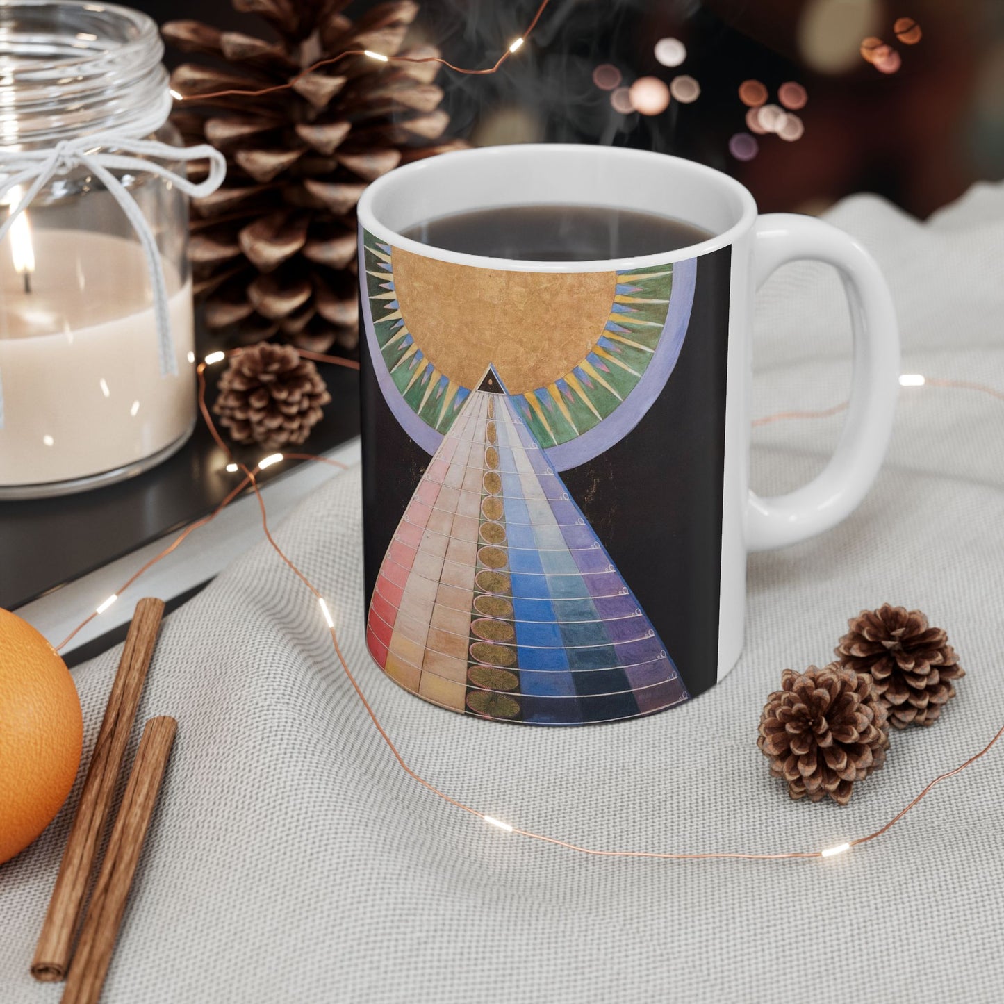 Hilma af Klint - Altarpiece No. 1 Group X (13919) Beautiful Novelty Ceramic Coffee Mug 11oz