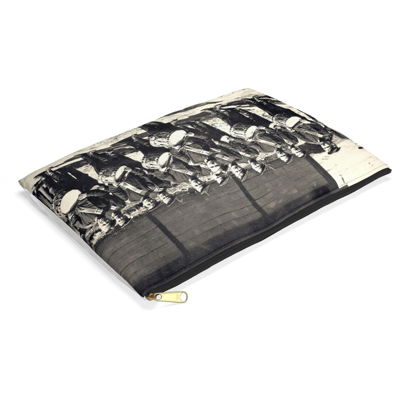 Vladimir, Vokzalnaya Street. A platoon of drummers 10 of the Little Russian Grenadier Regiment. Large Organizer Pouch with Black Zipper