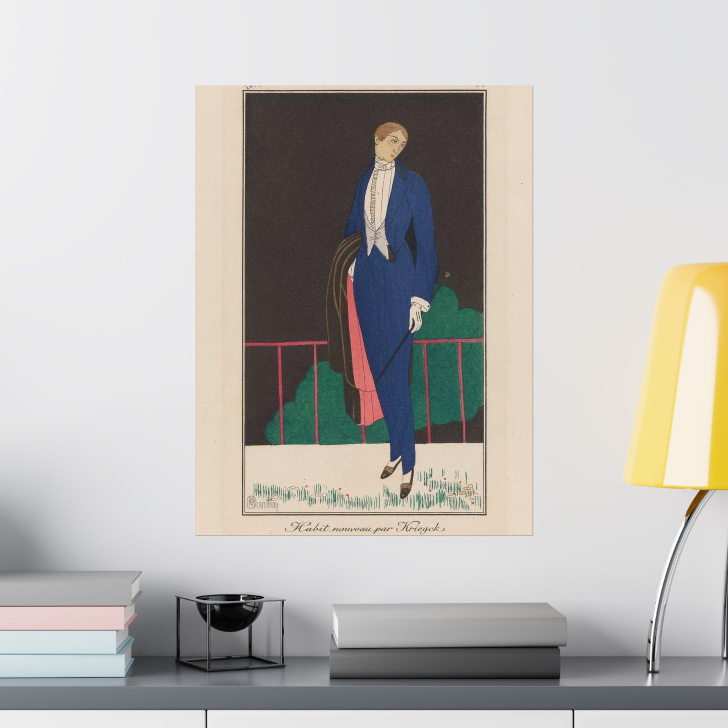 New menswear by Kriegck (Habit nouveau par Kriegck) (CBL WEp 0875) High Quality Matte Wall Art Poster for Home, Office, Classroom