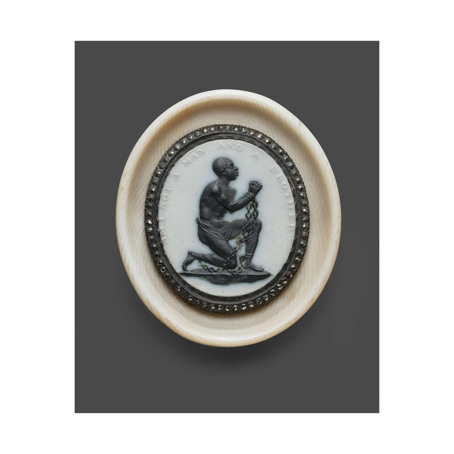 Anti-Slavery Medallion, Wedgwood porcelain manufactory, England High Quality Matte Wall Art Poster for Home, Office, Classroom