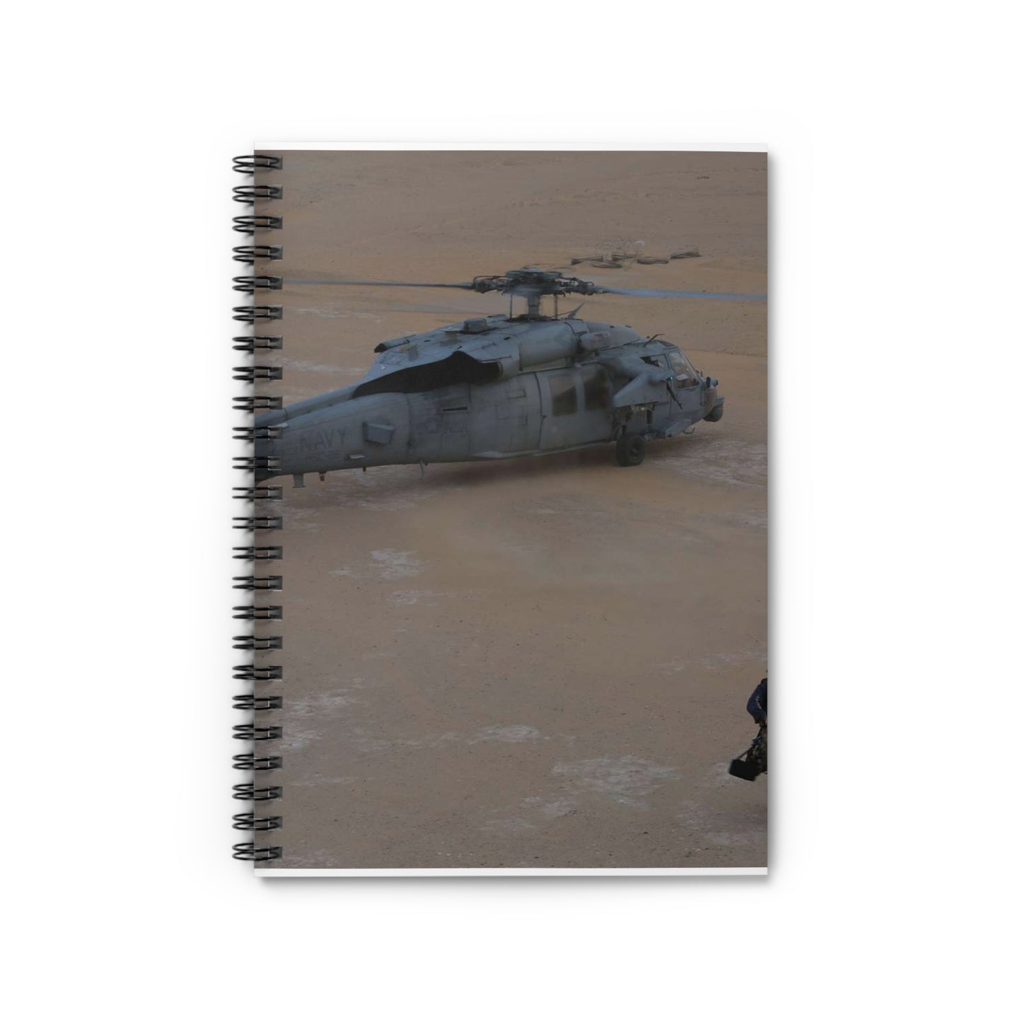 U.S. Navy Petty Officer 1st Class Douglas Crisp, leading Spiral Bound Ruled Notebook with Printed Cover