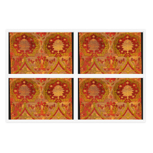 Photo of Chasuble Back, weaving velvet - Public domain dedication Laminated UV Protective Vinyl Stickers