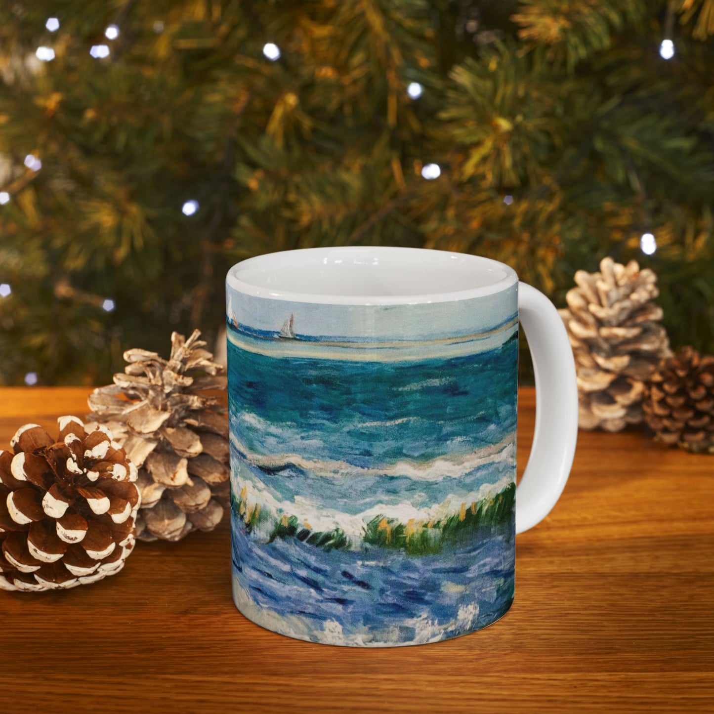 Seascape at Saintes-Maries - My Dream Beautiful Novelty Ceramic Coffee Mug 11oz