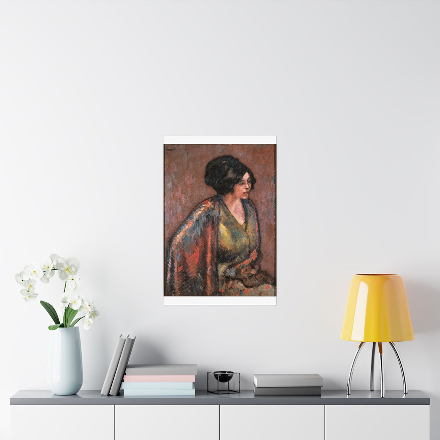 Isidre Nonell - Flores - Google Art Project High Quality Matte Wall Art Poster for Home, Office, Classroom