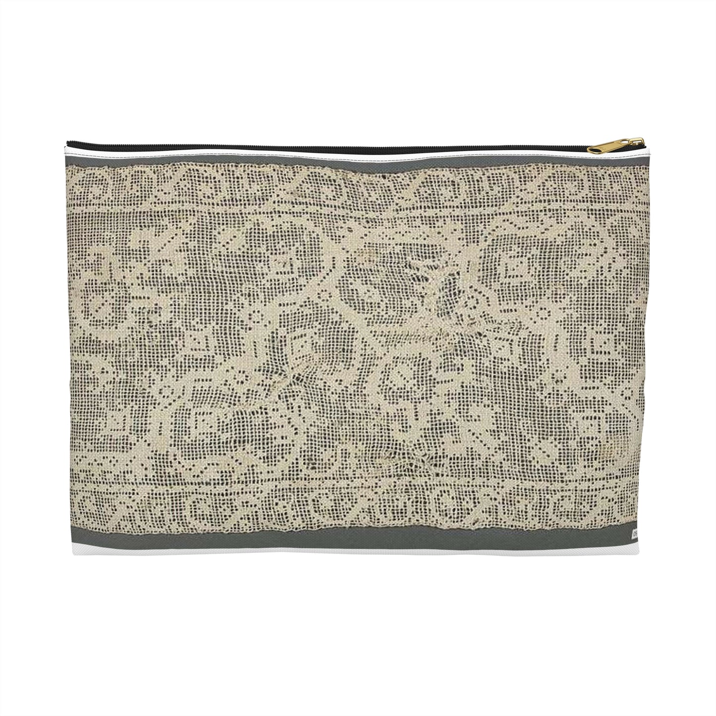 Photo of Strip, 15th century - Public domain dedication Large Organizer Pouch with Black Zipper