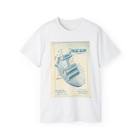 Patent Case File No. 684,163, Typewriter for Printing Bulletins, etc., Inventor- Frederick E. Allen - DPLA - 7c154e563ade85b5dee046e199b8667b (page 155) White T-Shirt Gildan 2000 Cotton Unisex