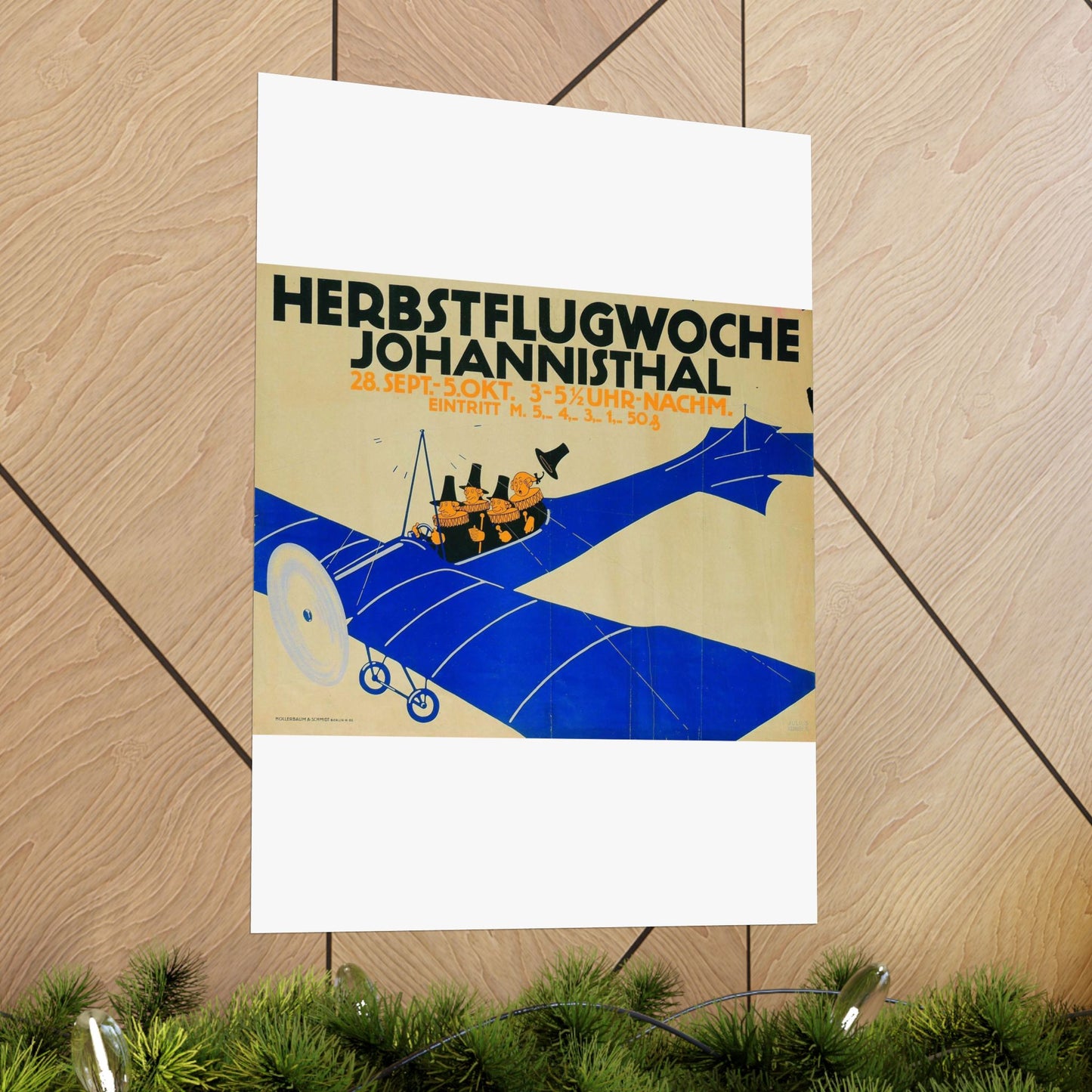 Herbstflugwoche Johannisthal - Julius Klinger High Quality Matte Wall Art Poster for Home, Office, Classroom