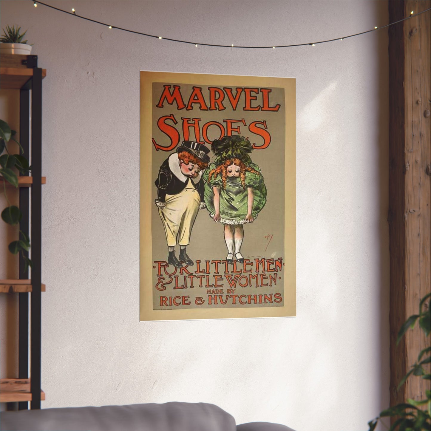 Marvel shoes for little men & little women. High Quality Matte Wall Art Poster for Home, Office, Classroom