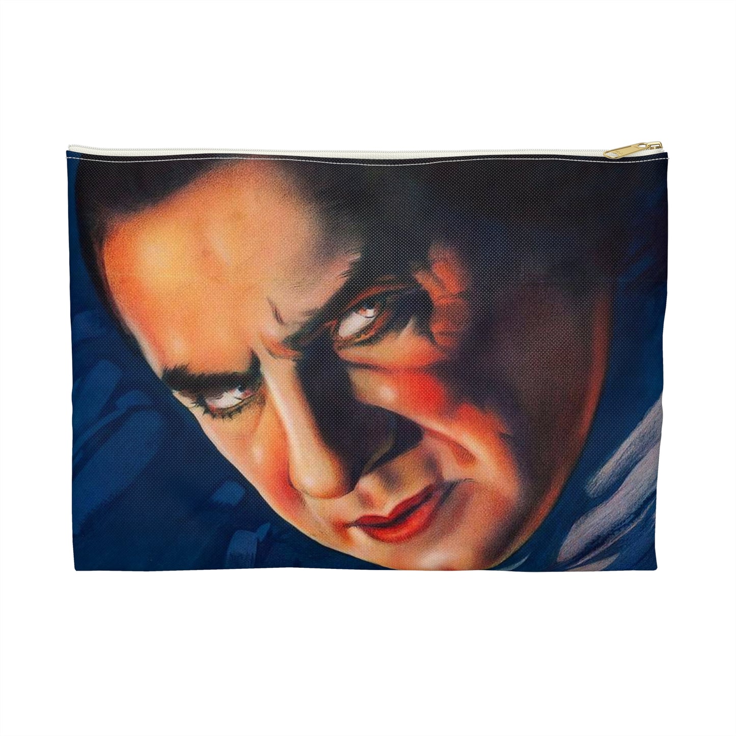 Dracula (1931 film poster - Style A) Large Organizer Pouch with Black Zipper