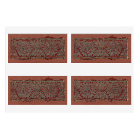 Satin Weaving Silk Border, Italy Laminated UV Protective Vinyl Stickers
